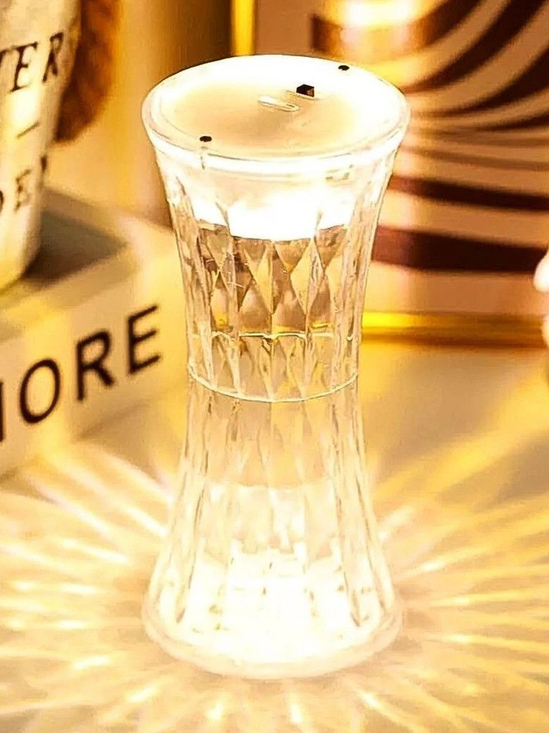 DeoDap Yellow Crystal Night Light-picture-39