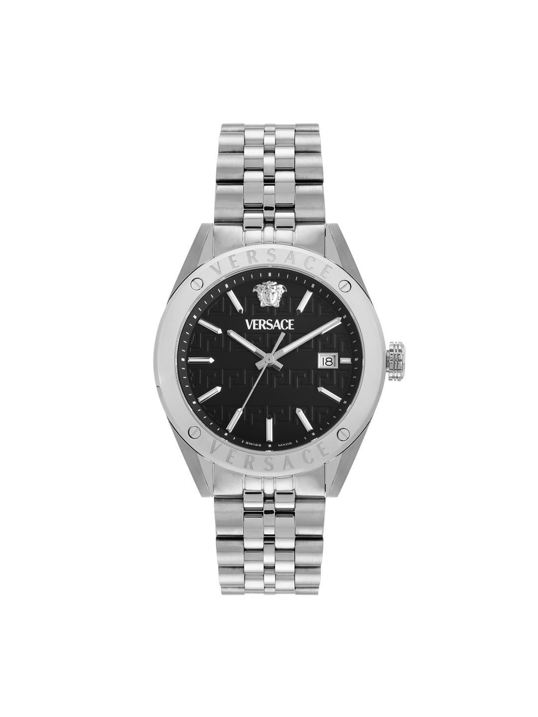 Versace Men Dial & Stainless Steel Analogue Date Aperture Watch VEKHA0425-picture-29
