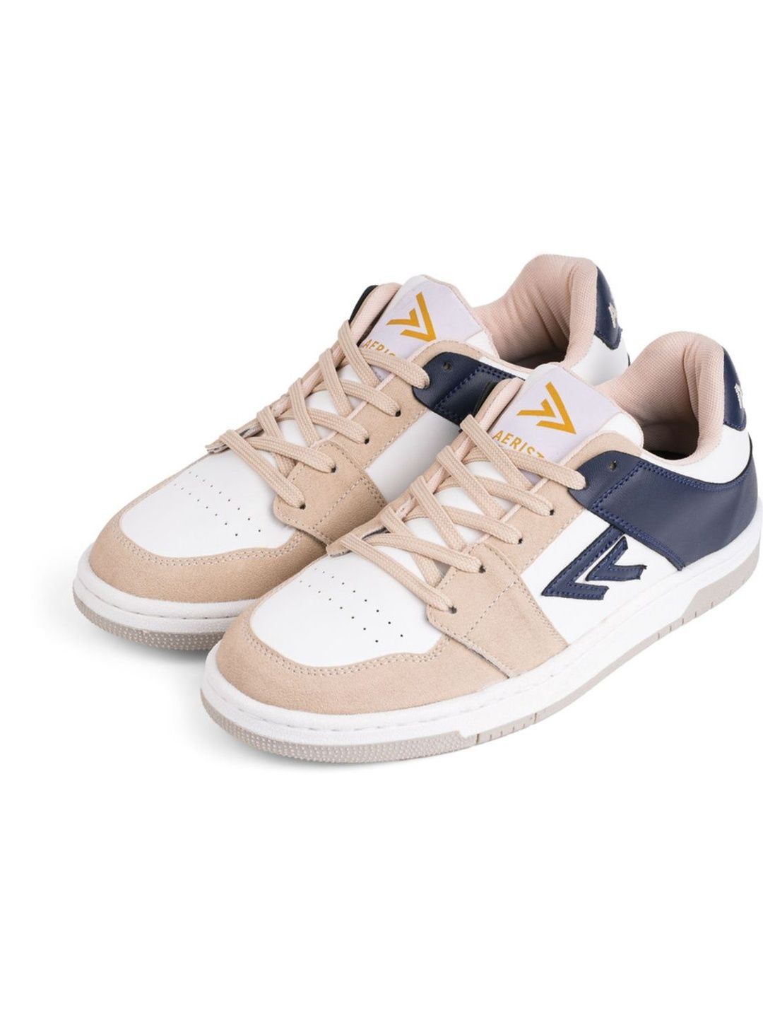 Aeristo Men Colourblocked PU Sneakers-picture-11