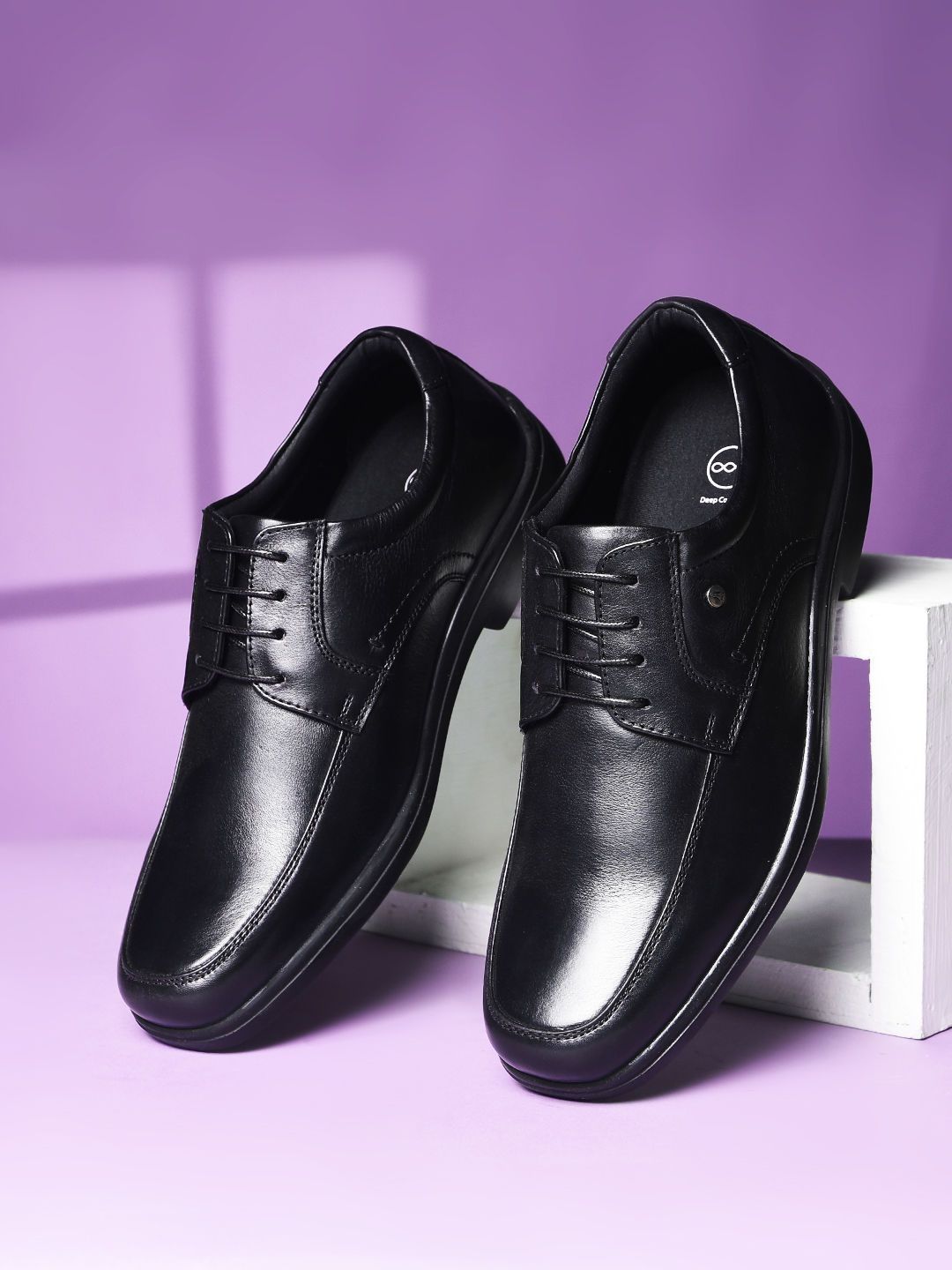 Hush Puppies Solid PU Mid-Top Derbys-picture-11