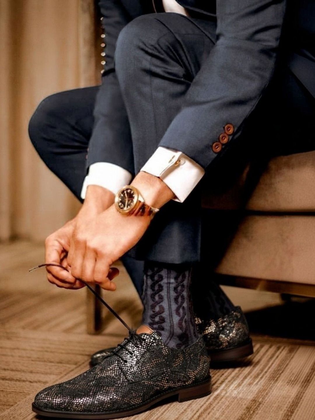 Alberto Torresi Men Leather Formal Derbys-picture-21