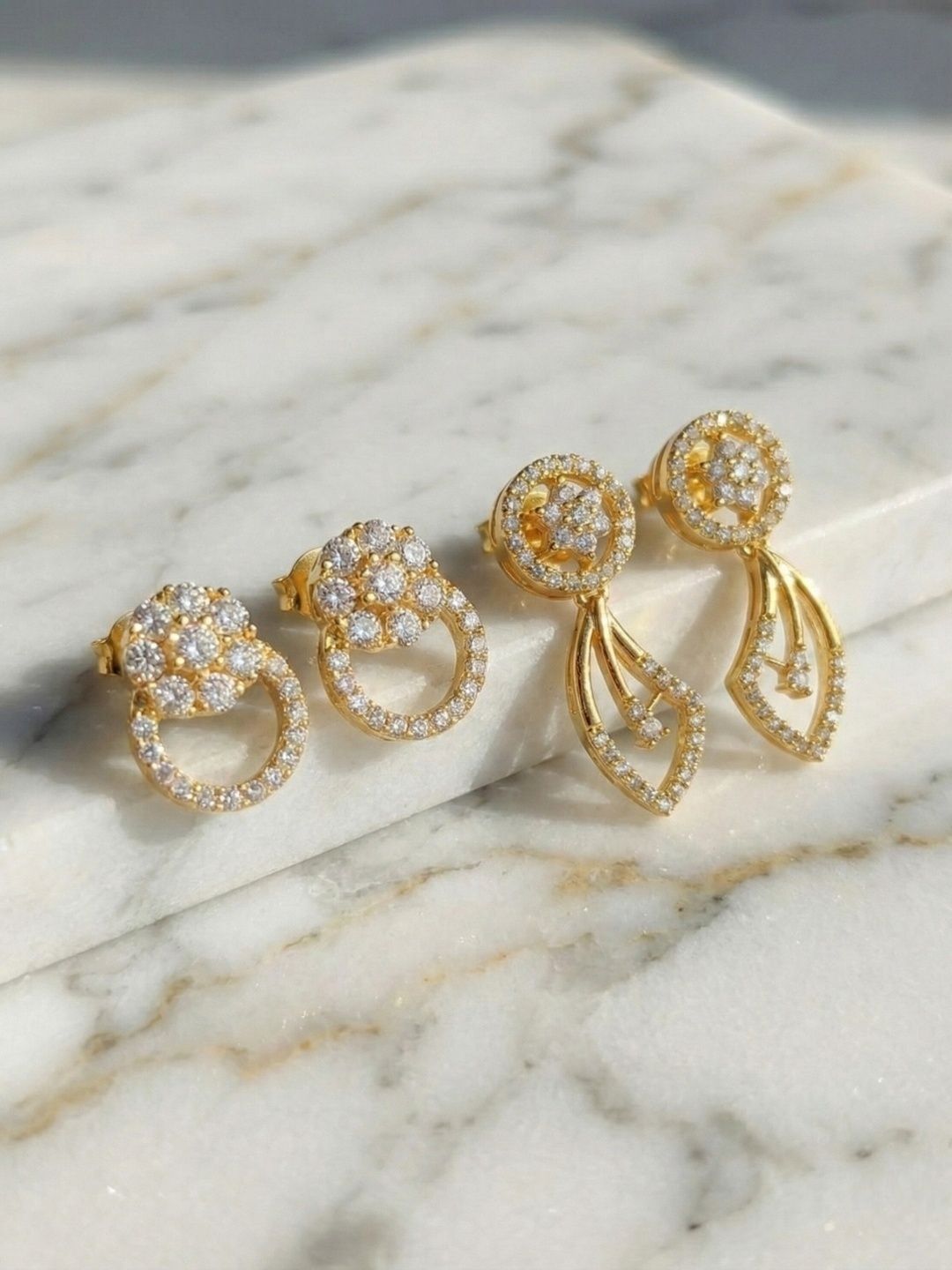 DressBerry Circular Studs Earrings-picture-23