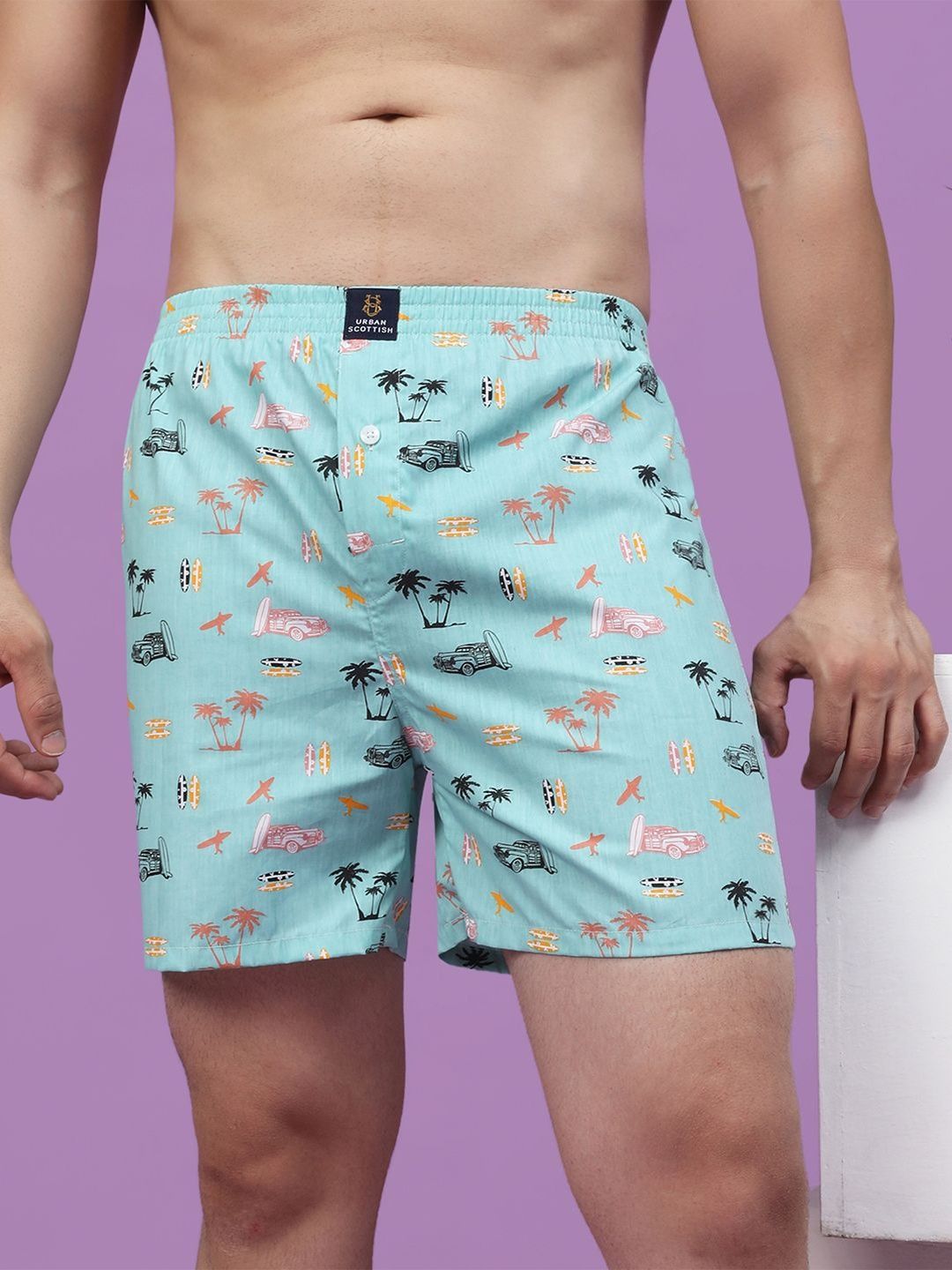 URBAN SCOTTISH Printed Cotton Boxers-image-20