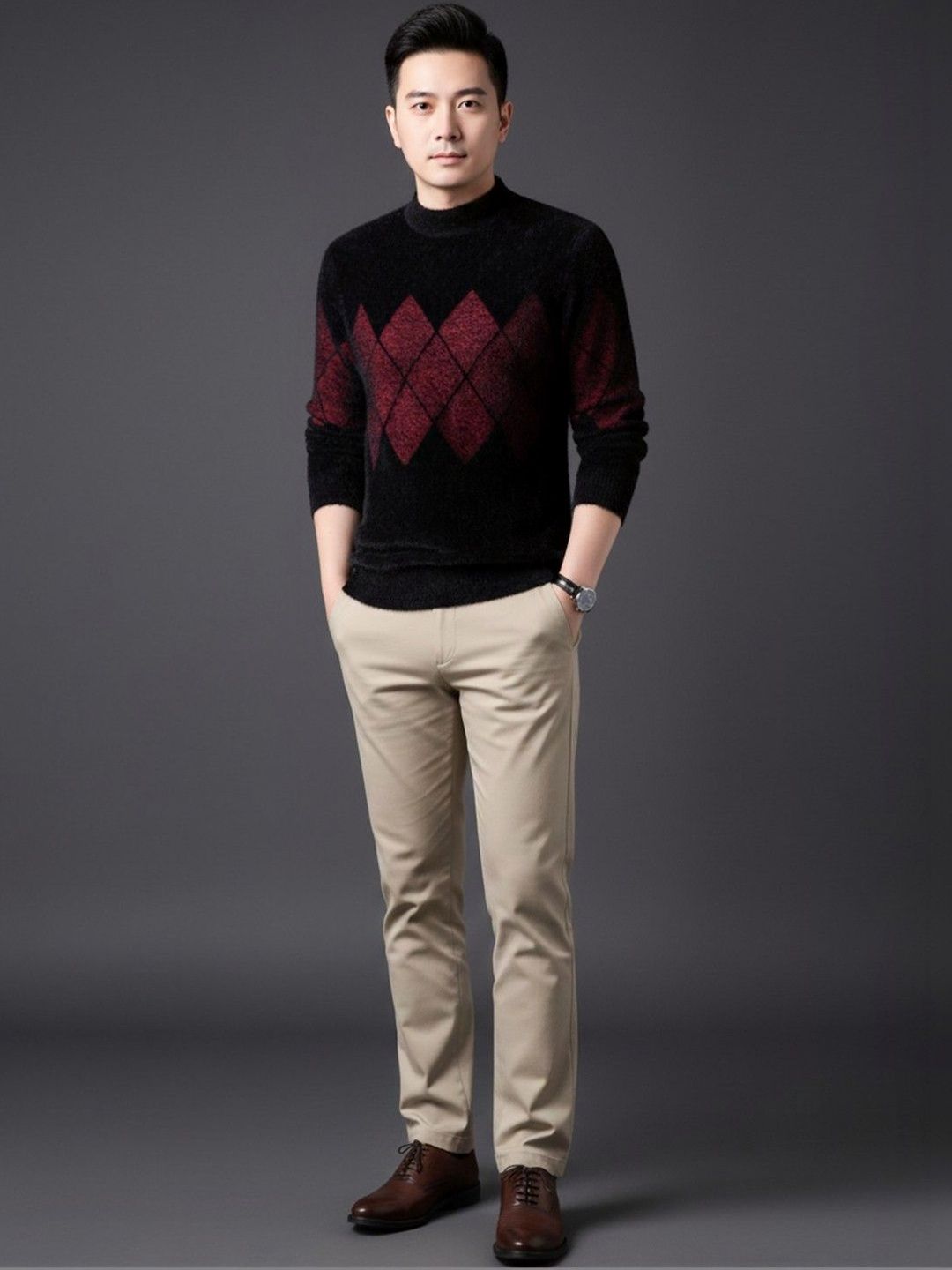 HERE&NOW Men Floral Cardigan-picture-32