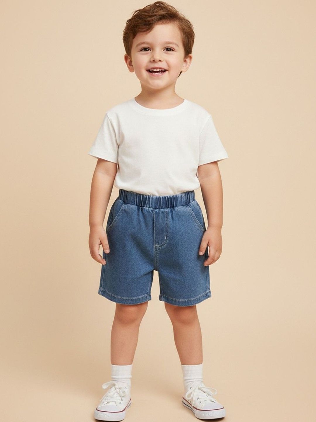 YK Unisex Kids Tencel Shorts-picture-37