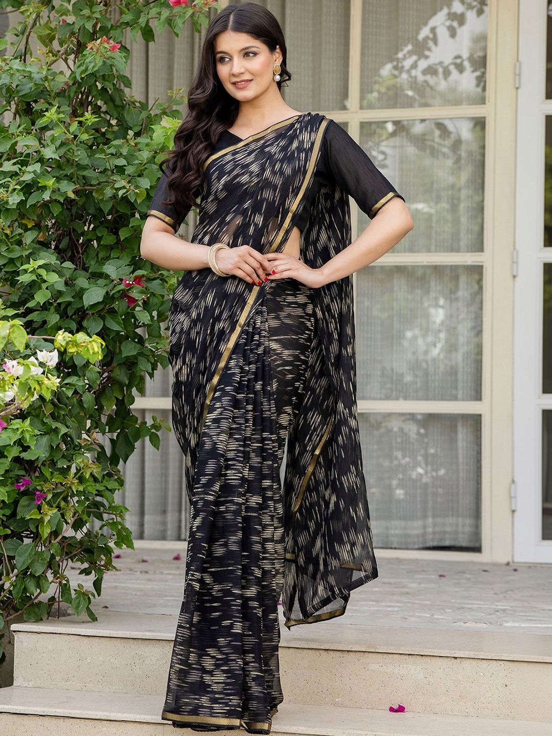 SANISA Poly Chiffon Designer Saree-picture-20