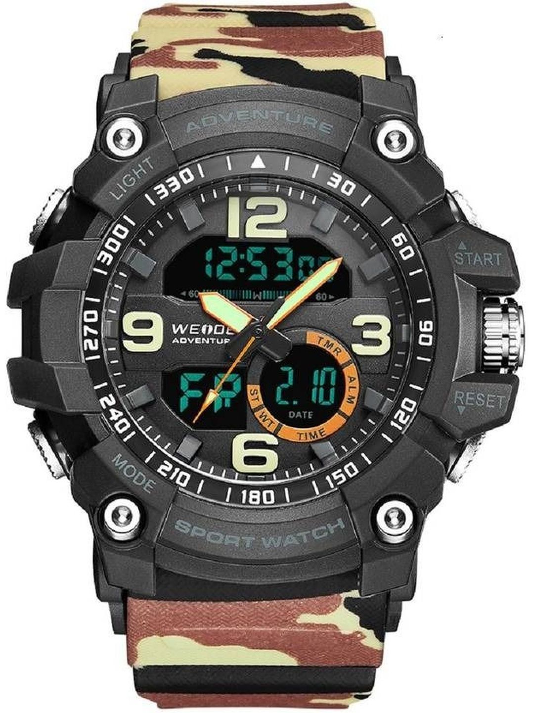 WEIDE Unisex Dial & Straps Analogue and Digital Stopwatch Watch WA8001-7C-picture-35