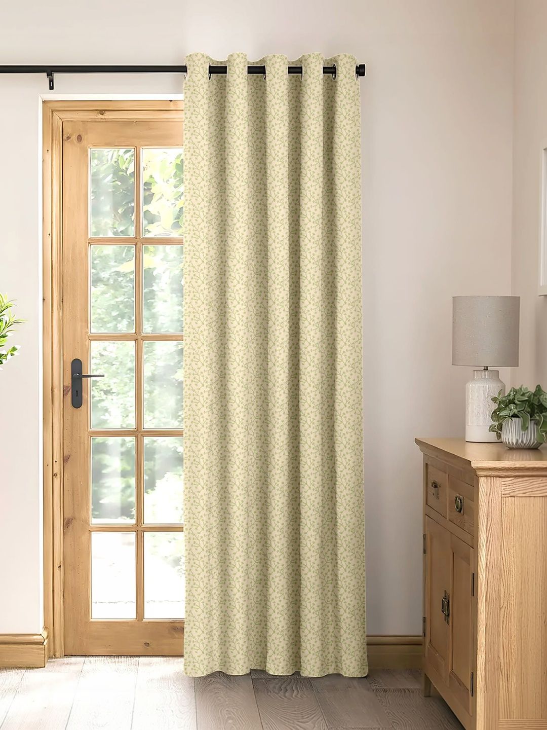 Raymond Home Green Set of 2 Door Curtain-image-33
