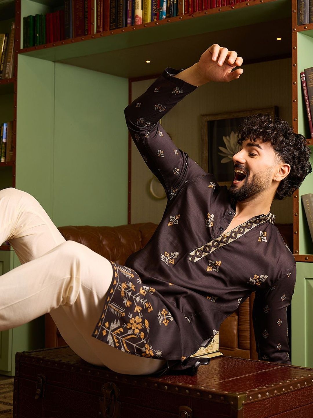 CHHAAP Men Ethnic Motifs Printed Kurta-picture-36