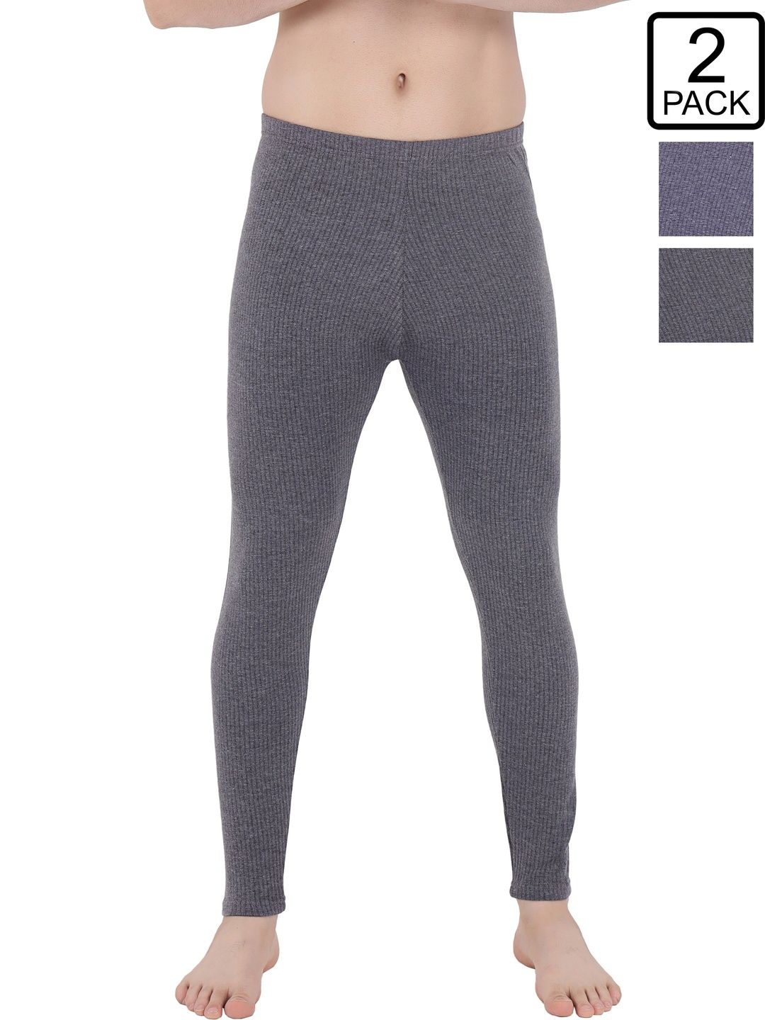 SELFCARE Pack Of 2 Mid Rise Thermal Bottoms-picture-56
