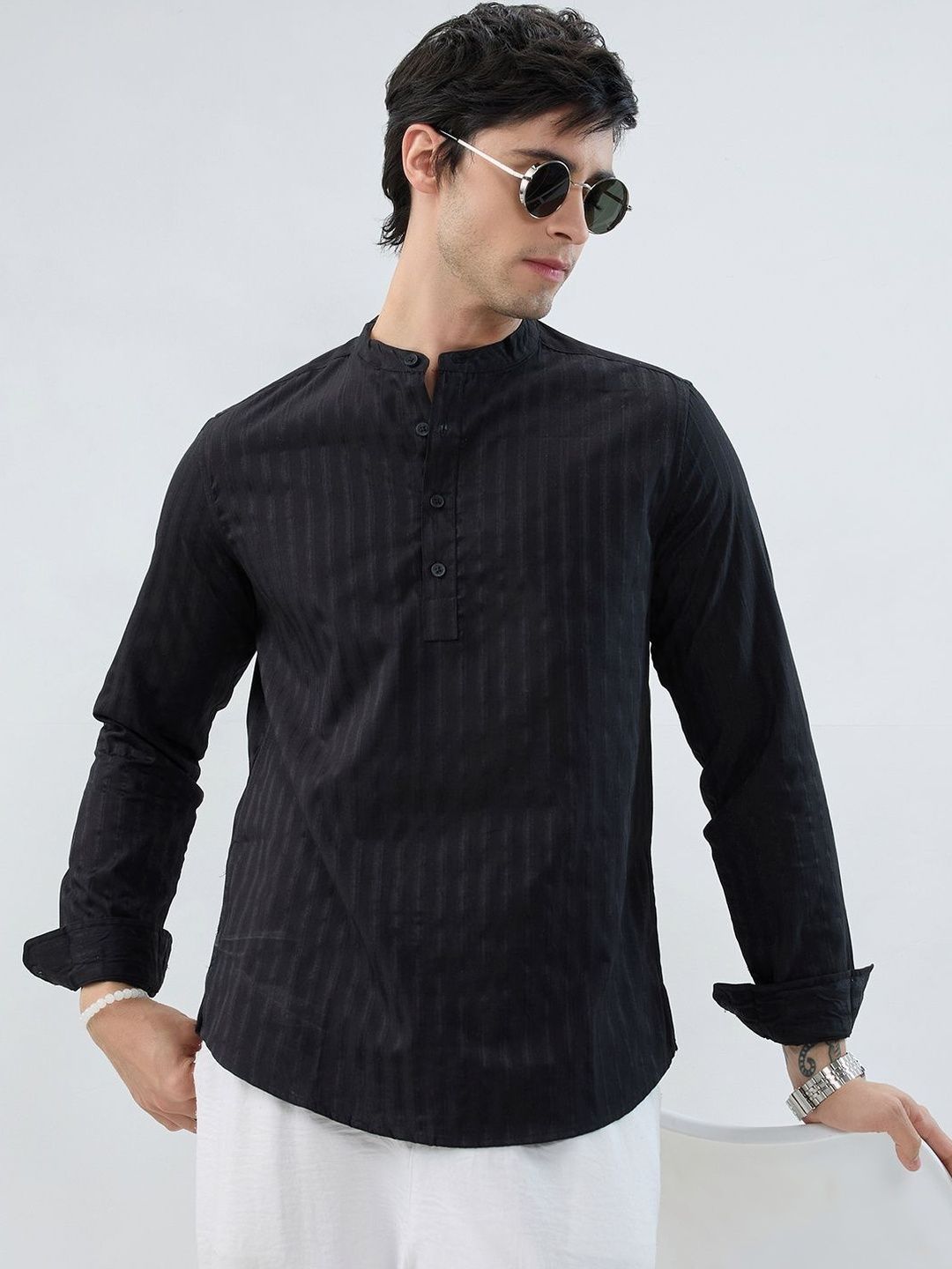 VASTRADO Men Striped Kurta-picture-26