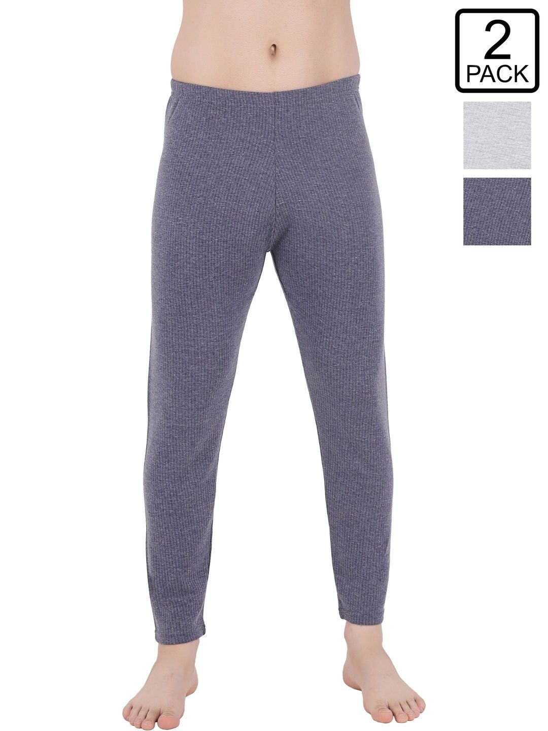 SELFCARE Pack Of 2 Mid Rise Regular Thermal Bottoms-picture-31