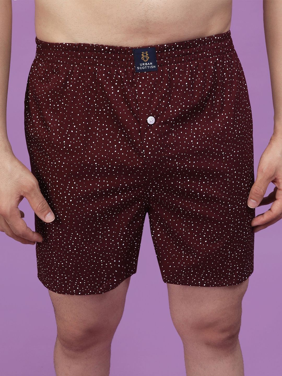 URBAN SCOTTISH Printed Pure Cotton Boxer-image-14