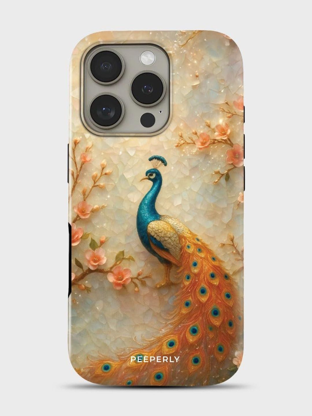 PEEPERLY Floral Printed iPhone 16 Pro Back Case Mobile Accessories-picture-35