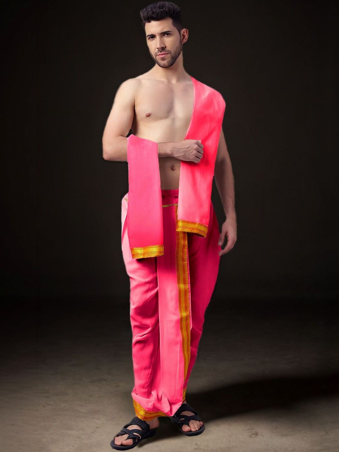 Spewim Men Cotton Dhotis-picture-12