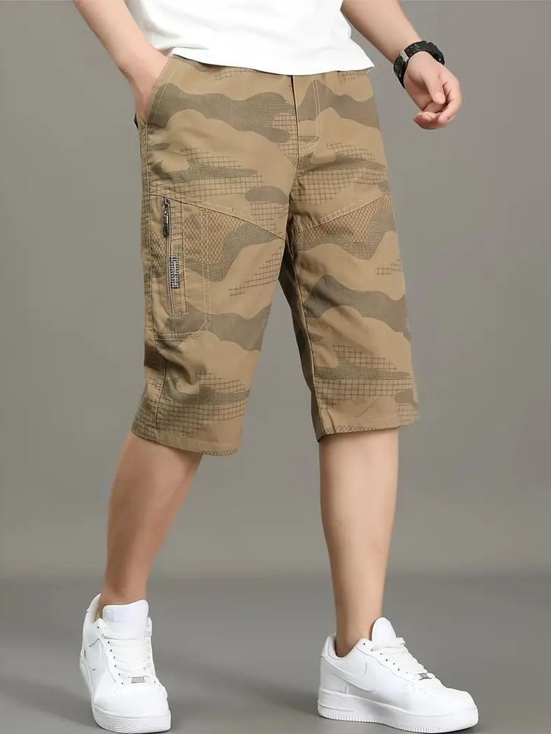 FABRIPPLE Men Camouflage Printed Running Fashion Shorts-picture-43