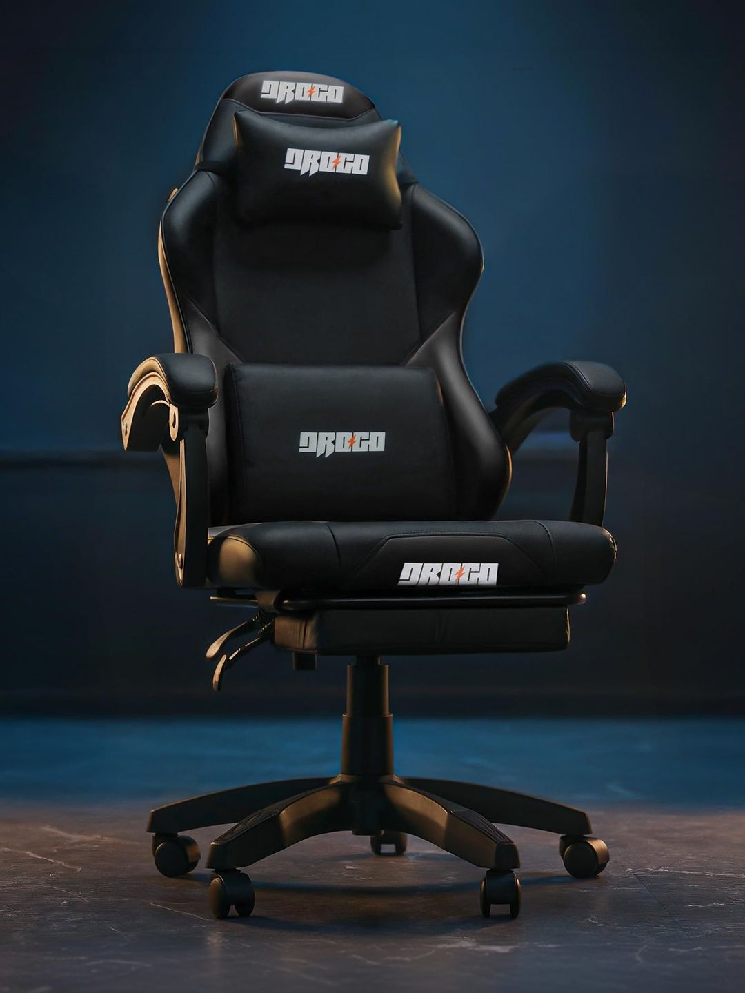 DROGO Adjustable Auro Pro Gaming Chair & Lumbar Pillow