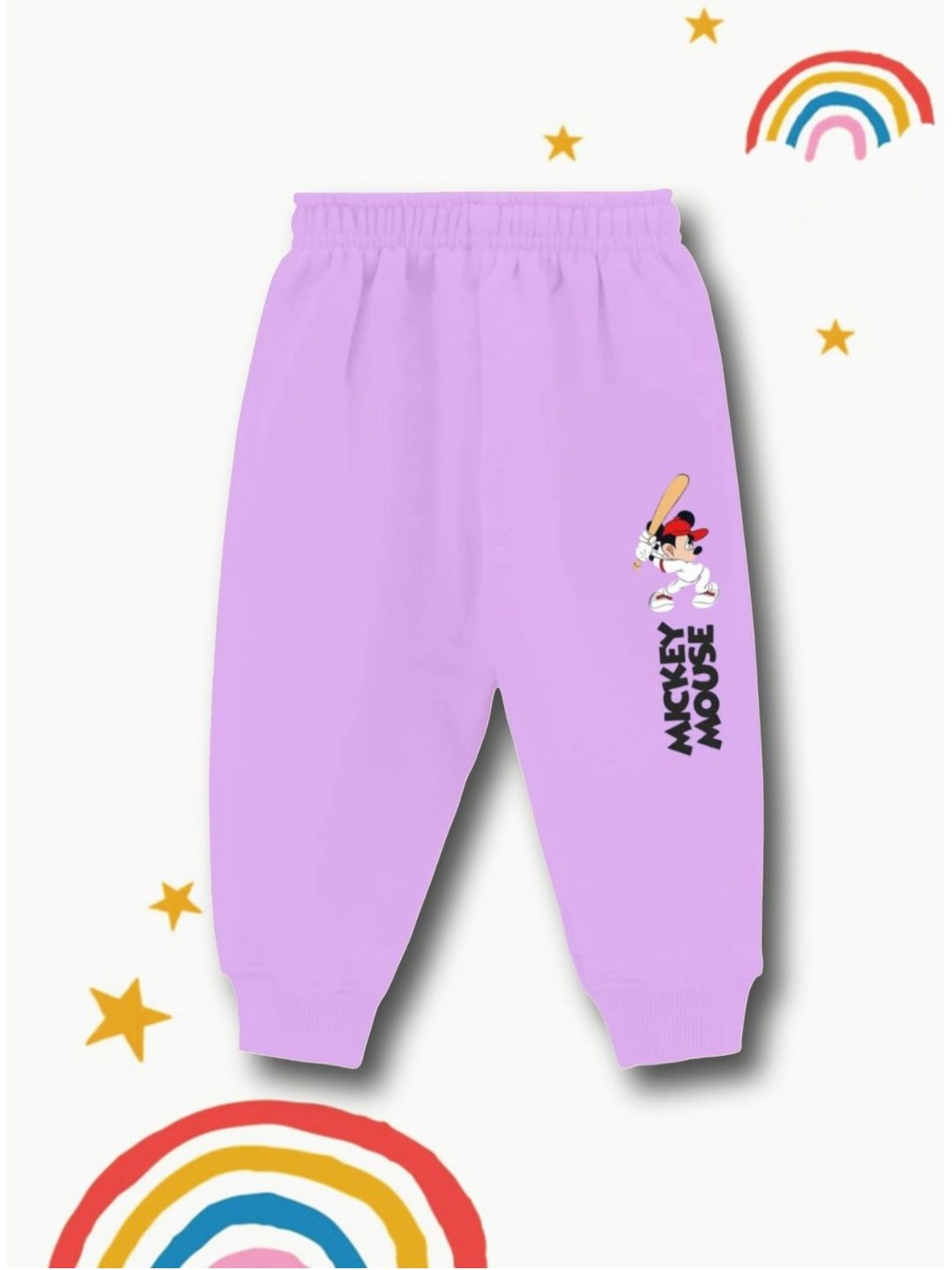 YK Kids Printed Cotton Mid Rise Joggers-image-17