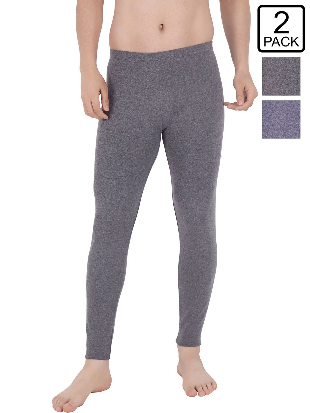 SELFCARE Pack Of 2 Mid Rise Thermal Bottoms-picture-19