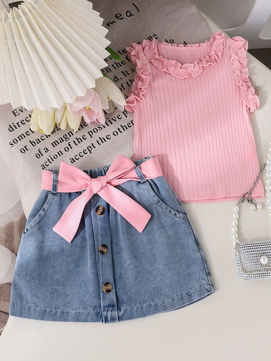 Xsole Girls Top with Skirt-picture-37