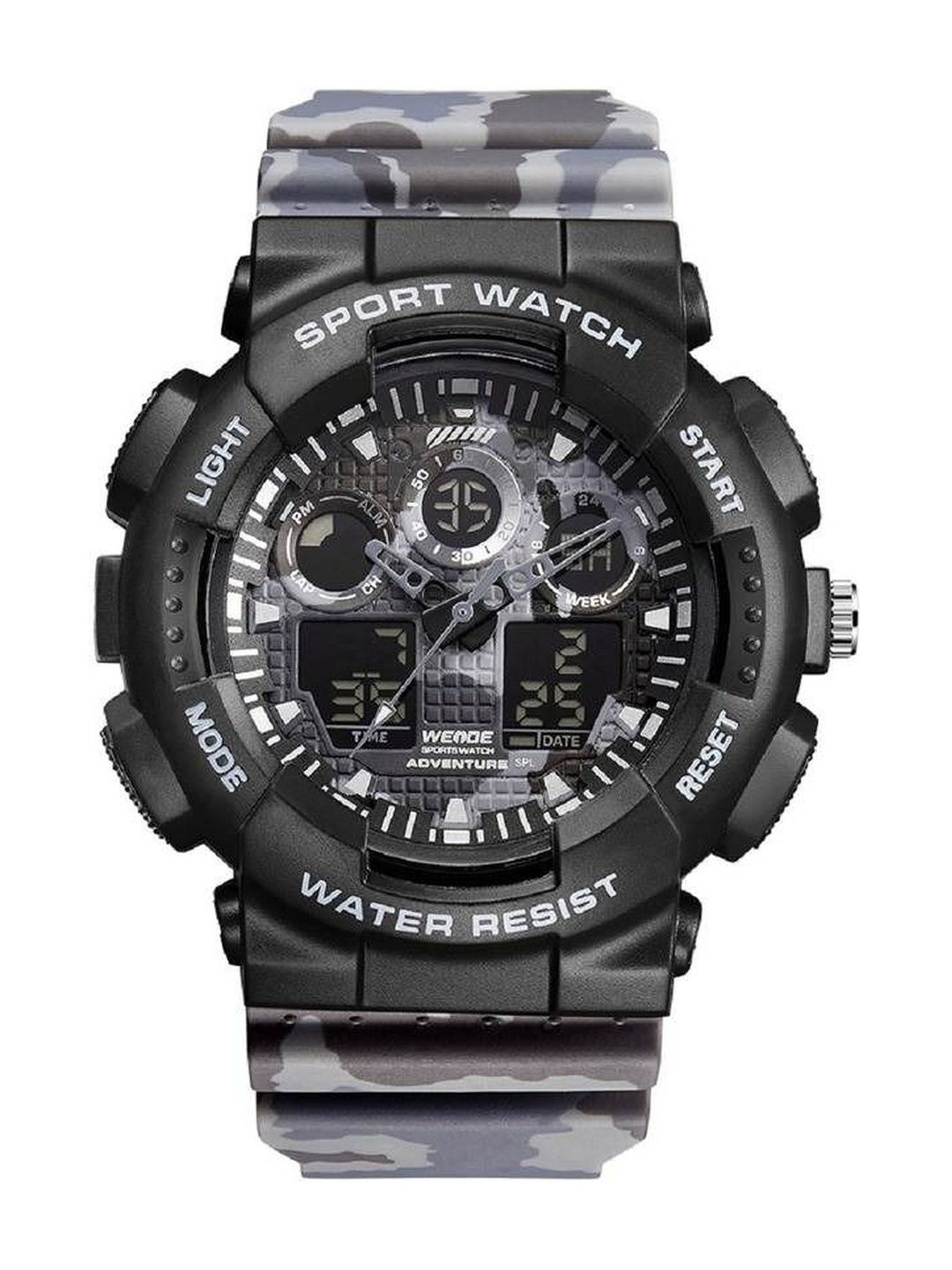 WEIDE Unisex Patterned Dial & Straps Analogue and Digital Stopwatch Watch WA8003-6C-picture-21