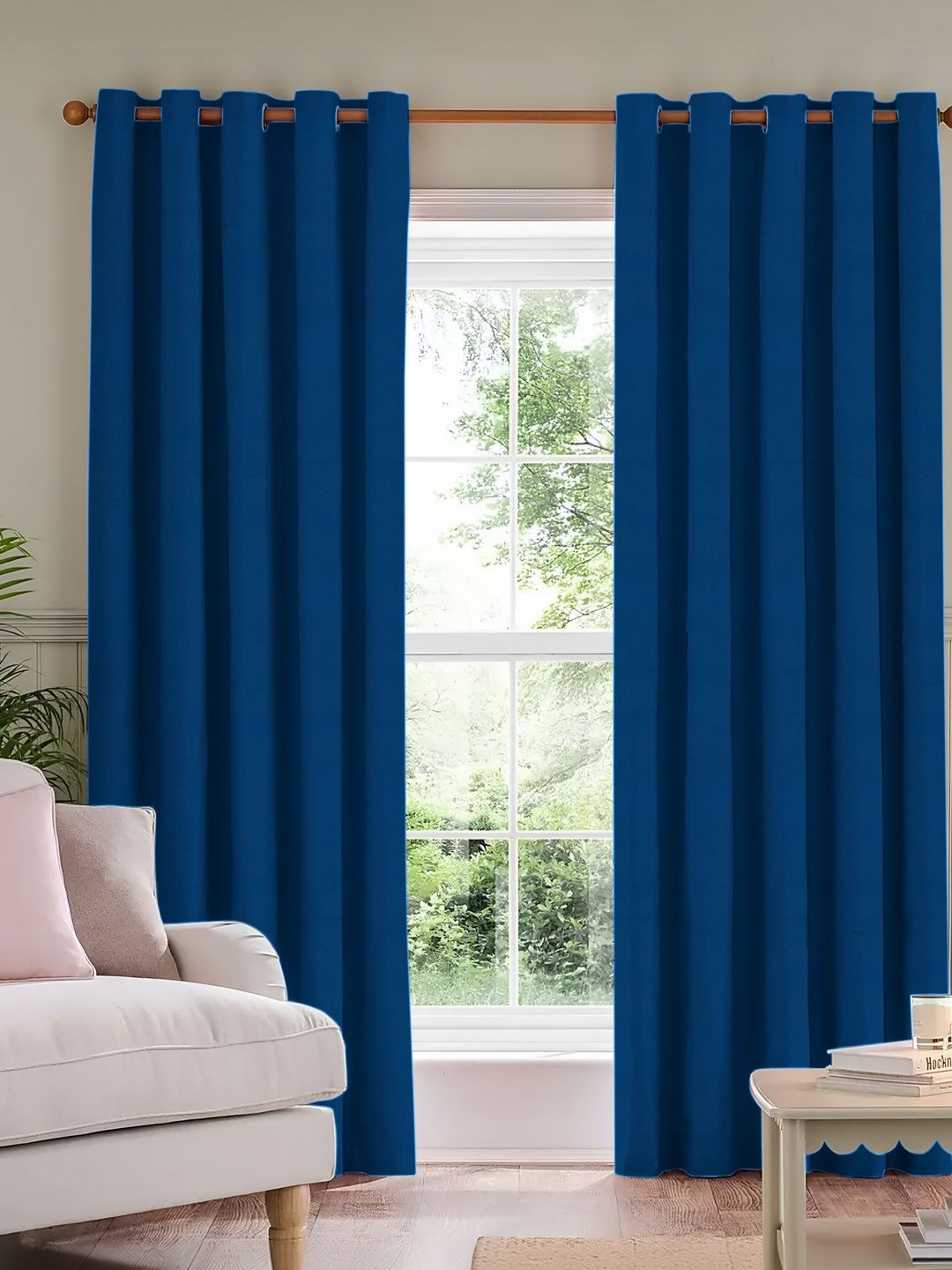 Raymond Home Blue Black Out Window Curtain-picture-35