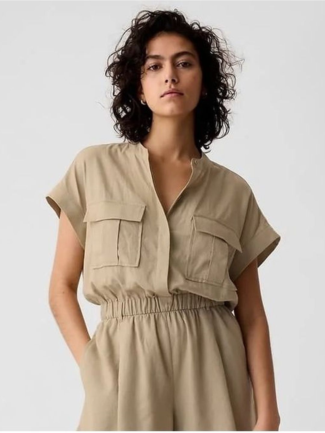 GAP Pure Cotton Short Sleeve Playsuit