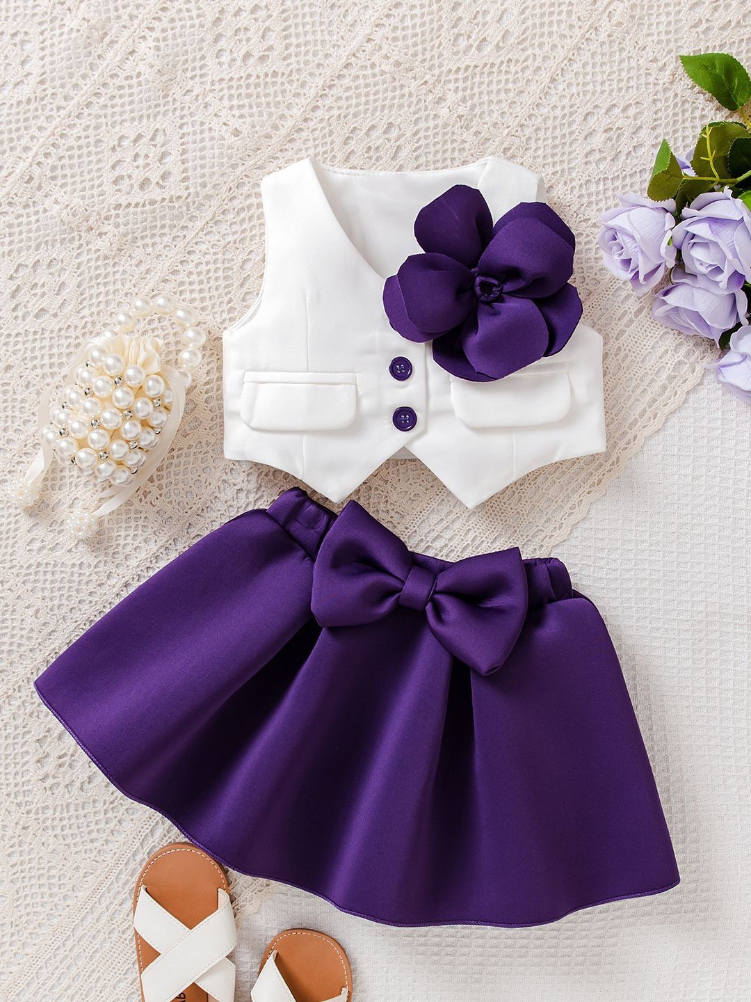 Xsole Girls Top with Skirt-picture-14