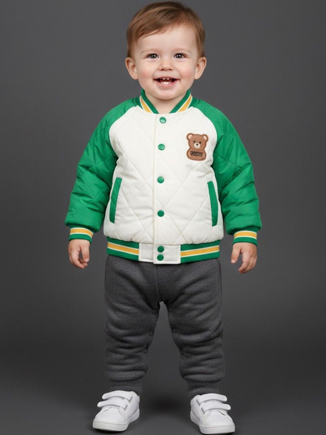 YK Unisex Kids Lightweight Puffer Jacket with Embroidered-picture-23