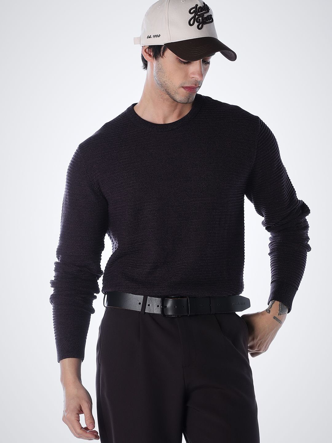 Jack & Jones Men Ribbed Pullover-picture-12