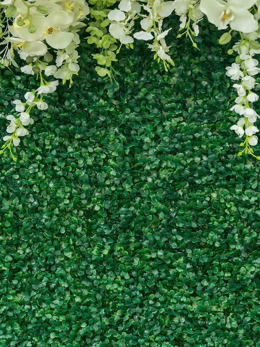 Backdropon Green & Beige Flowers Leaves Flower Photo Design Backdrop Festive Decor-picture-39