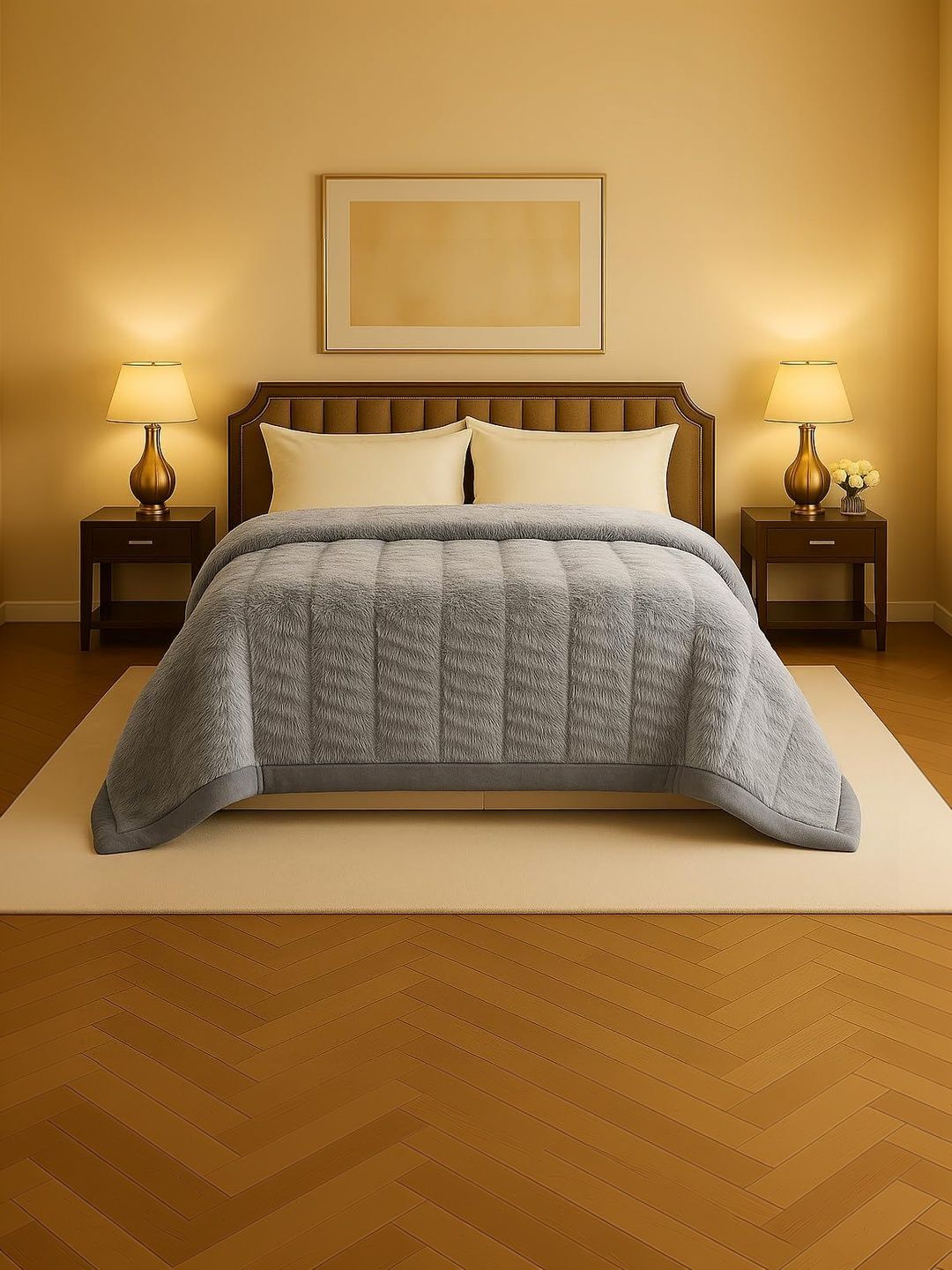 Signature Grey & Grey Heavy Winter Blanket-picture-30