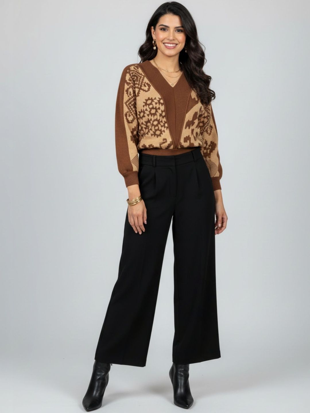 Tamiska By Narendra Kumar Women Printed Pullover-picture-34