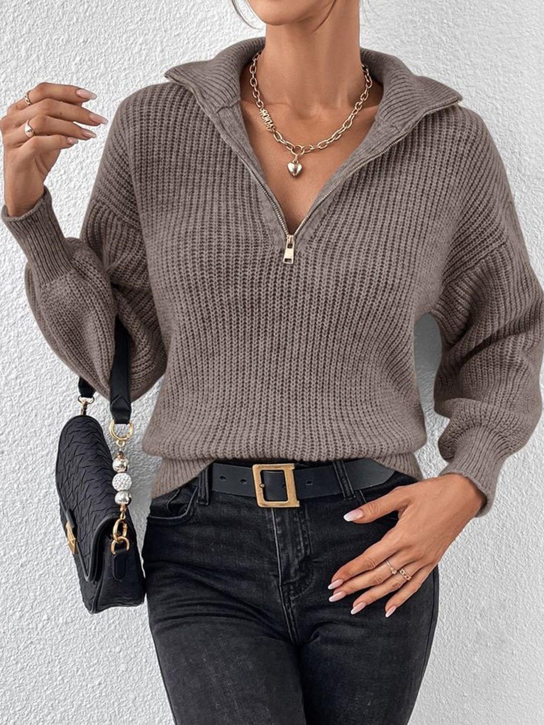 LULU & SKY Women Ribbed Pullover-picture-53