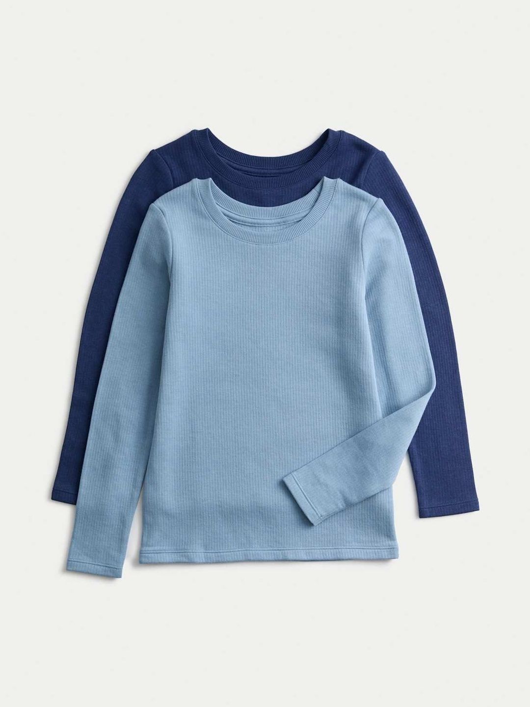 Marks & Spencer Boys Set Of 2 Ribbed Thermal Tops-picture-26