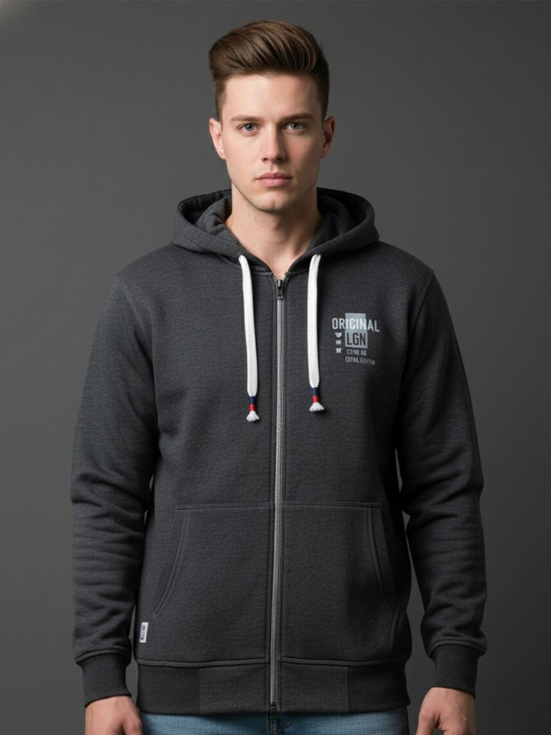 SANDPIPER Men Printed Hooded Sweatshirt-picture-18