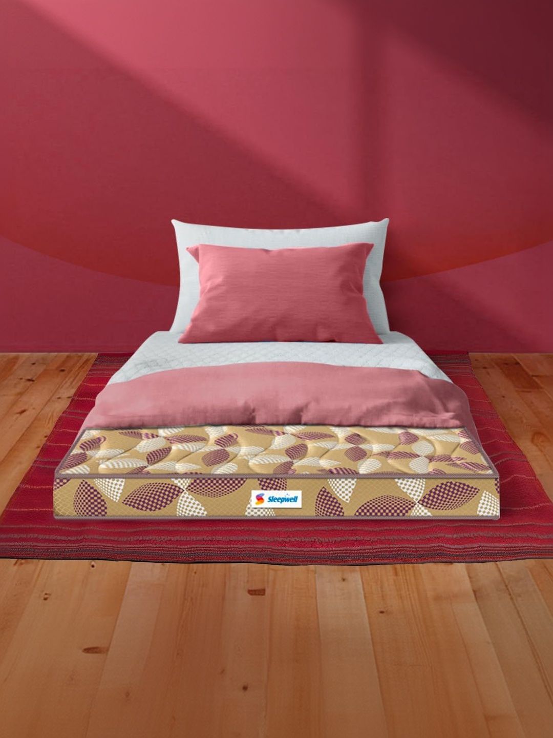 Sleepwell Tarang Tri-fold Medium Firm Foldable Mattress