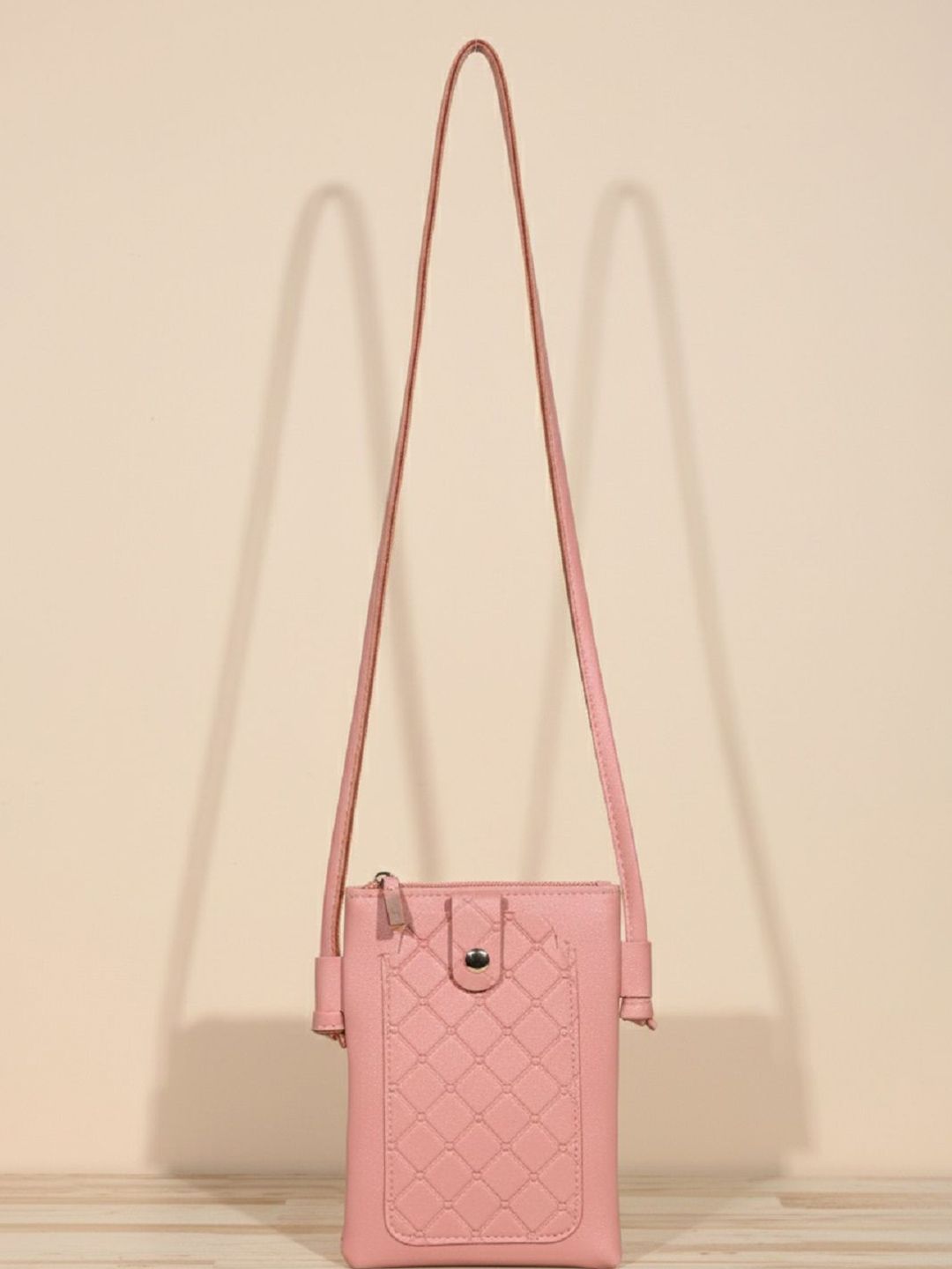 Donicy Textured PU Sling Bag with Quilted-picture-53