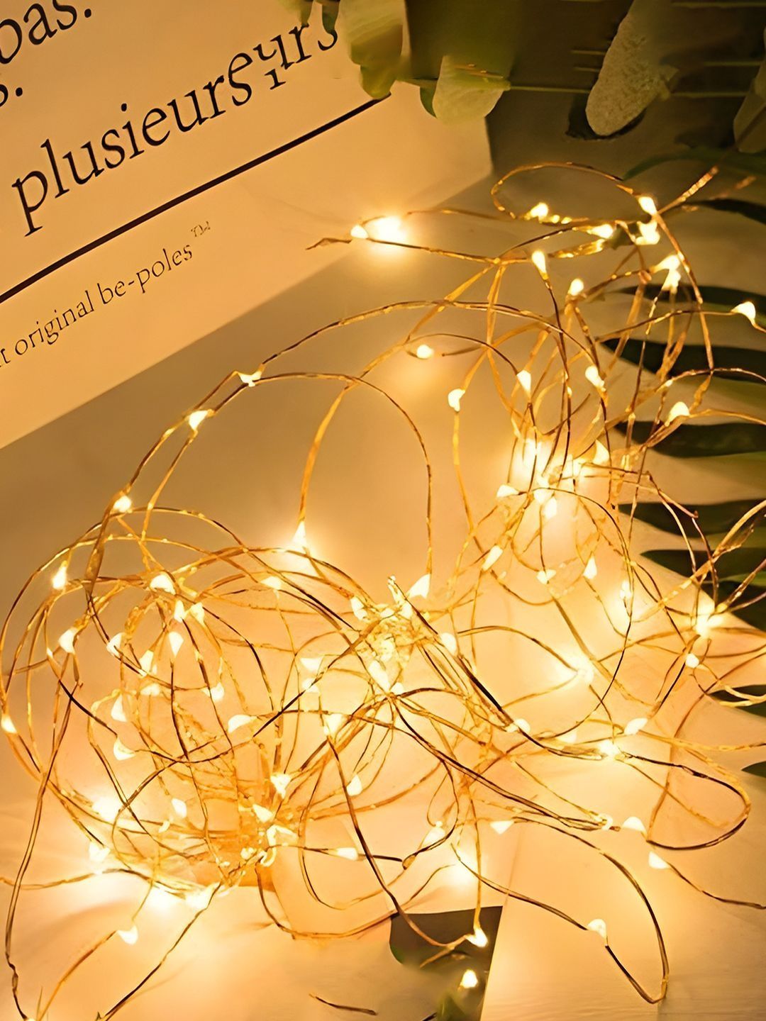 Art Street 4 Pcs Yellow Rice Shape LED Decorative String Lights-image-39