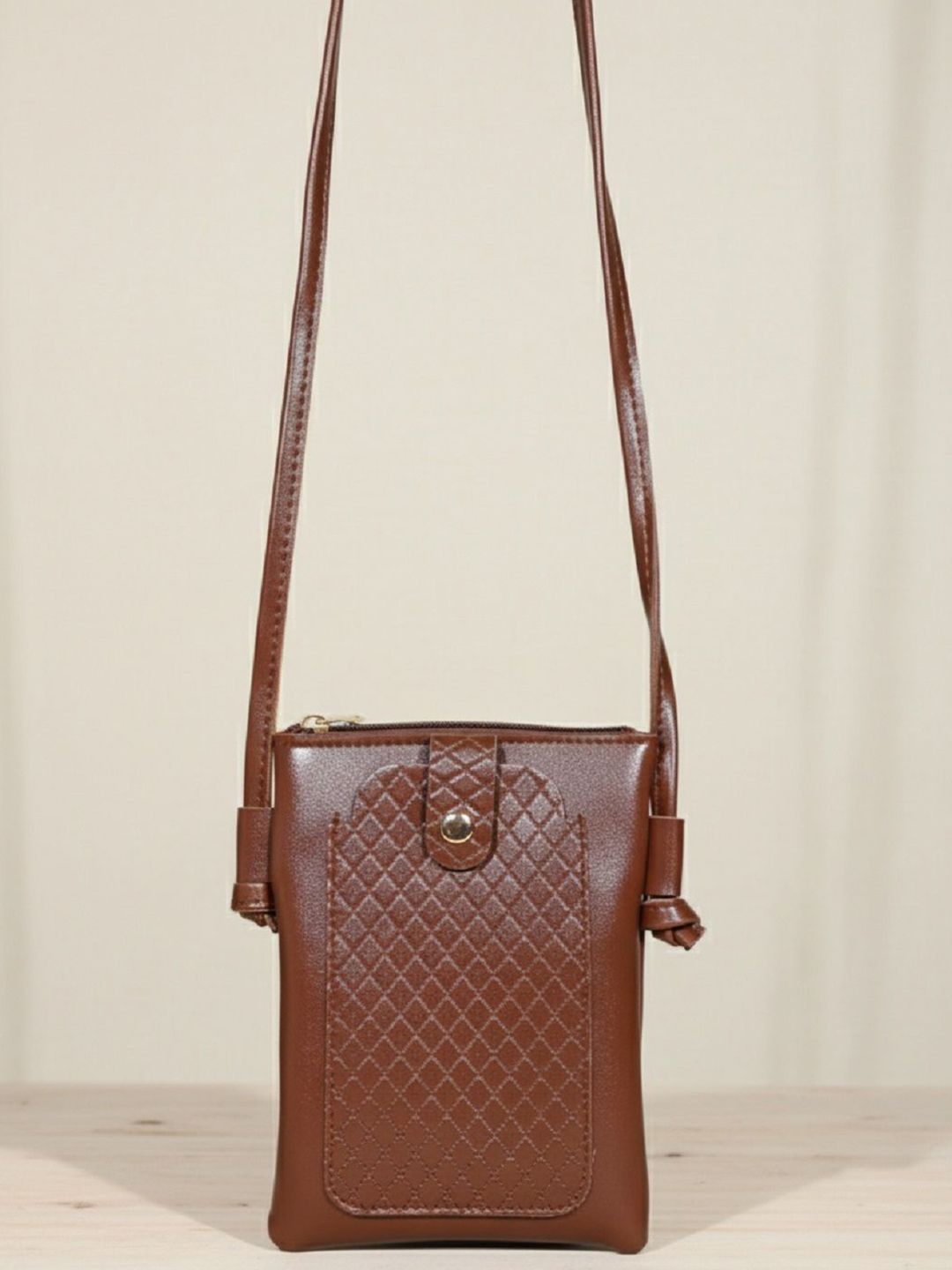 Donicy Textured PU Sling Bag with Quilted-picture-17