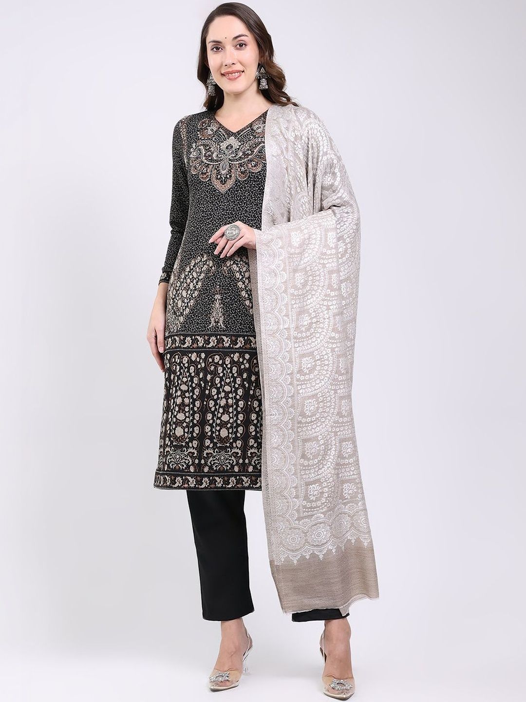 Monte Carlo Women Floral Printed Shawl-picture-21