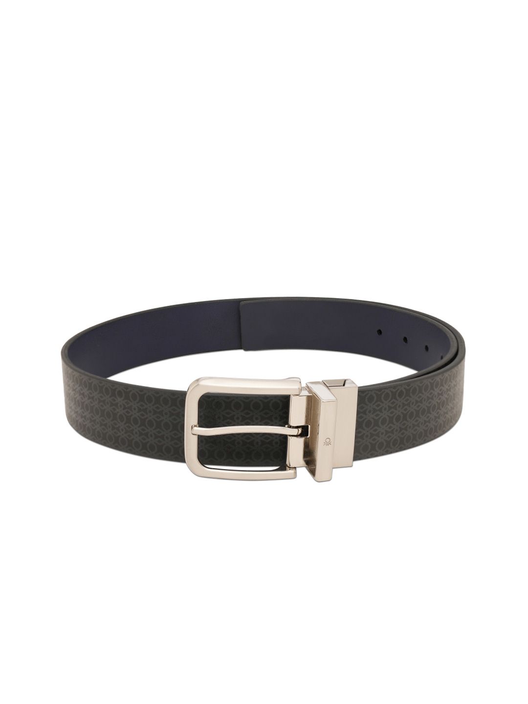 United Colors of Benetton Men Printed Leather Reversible Formal Belt-picture-19