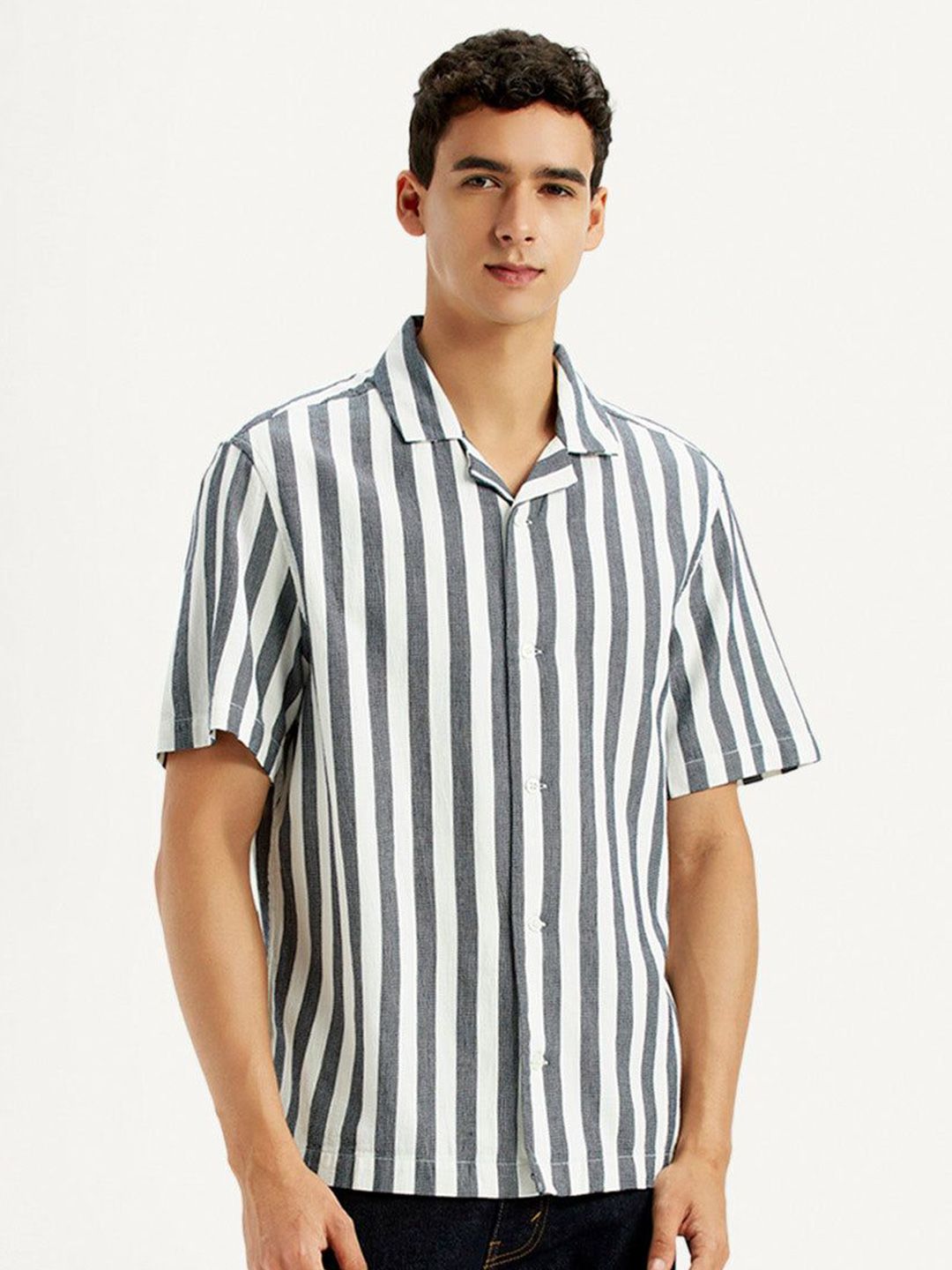 Levis Men Classic Striped Casual Shirt-image-10