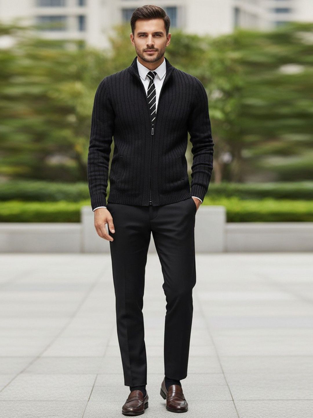 Mast & Harbour Men Ribbed-picture-25