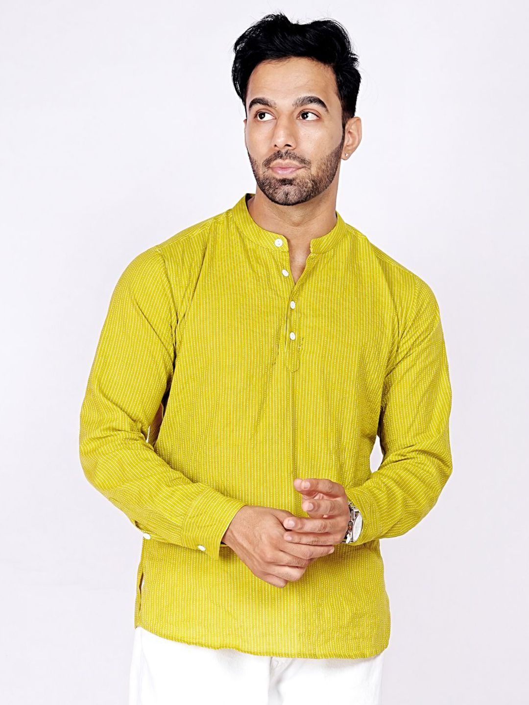 Anouk Rustic Men Thread Work Kurta-picture-20