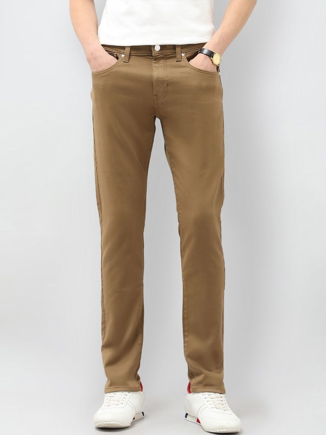 U.S. Polo Assn. Denim Co. Men Tapered Fit Mid-Rise Stretchable Jeans-picture-39