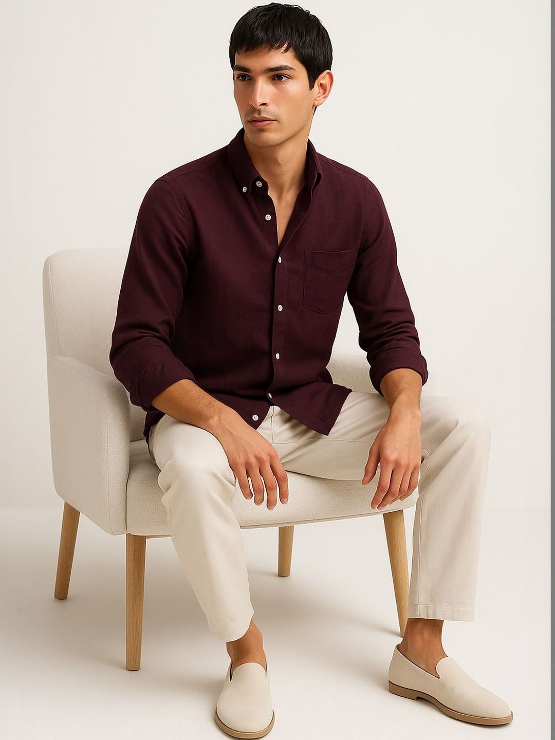 MISCHIEF MONKEY Men Classic Casual Shirt-picture-24