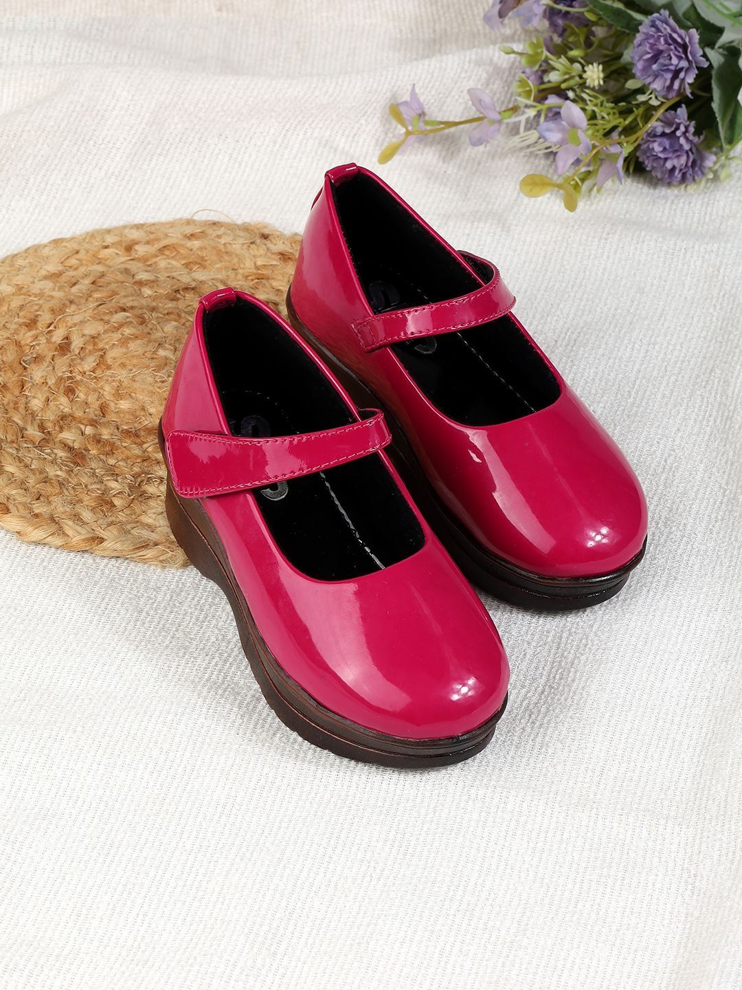 SHOESFORJUNIORS Girls Wedge Mary Janes Heels-image-33