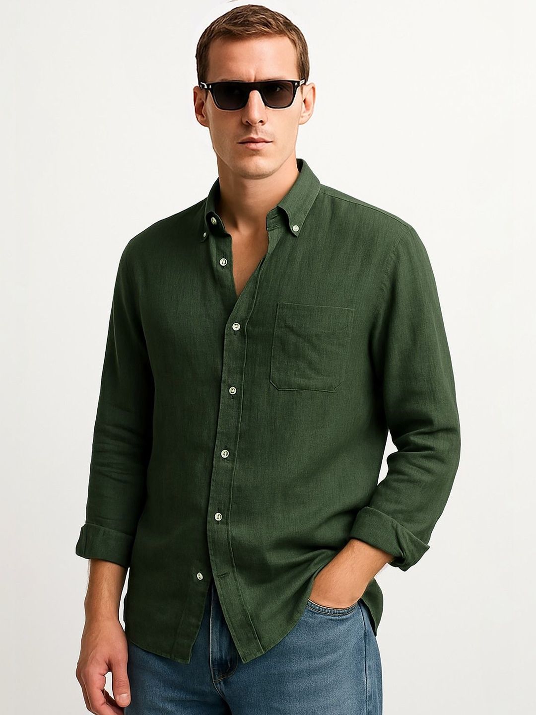 MISCHIEF MONKEY Men Classic Casual Shirt-picture-29