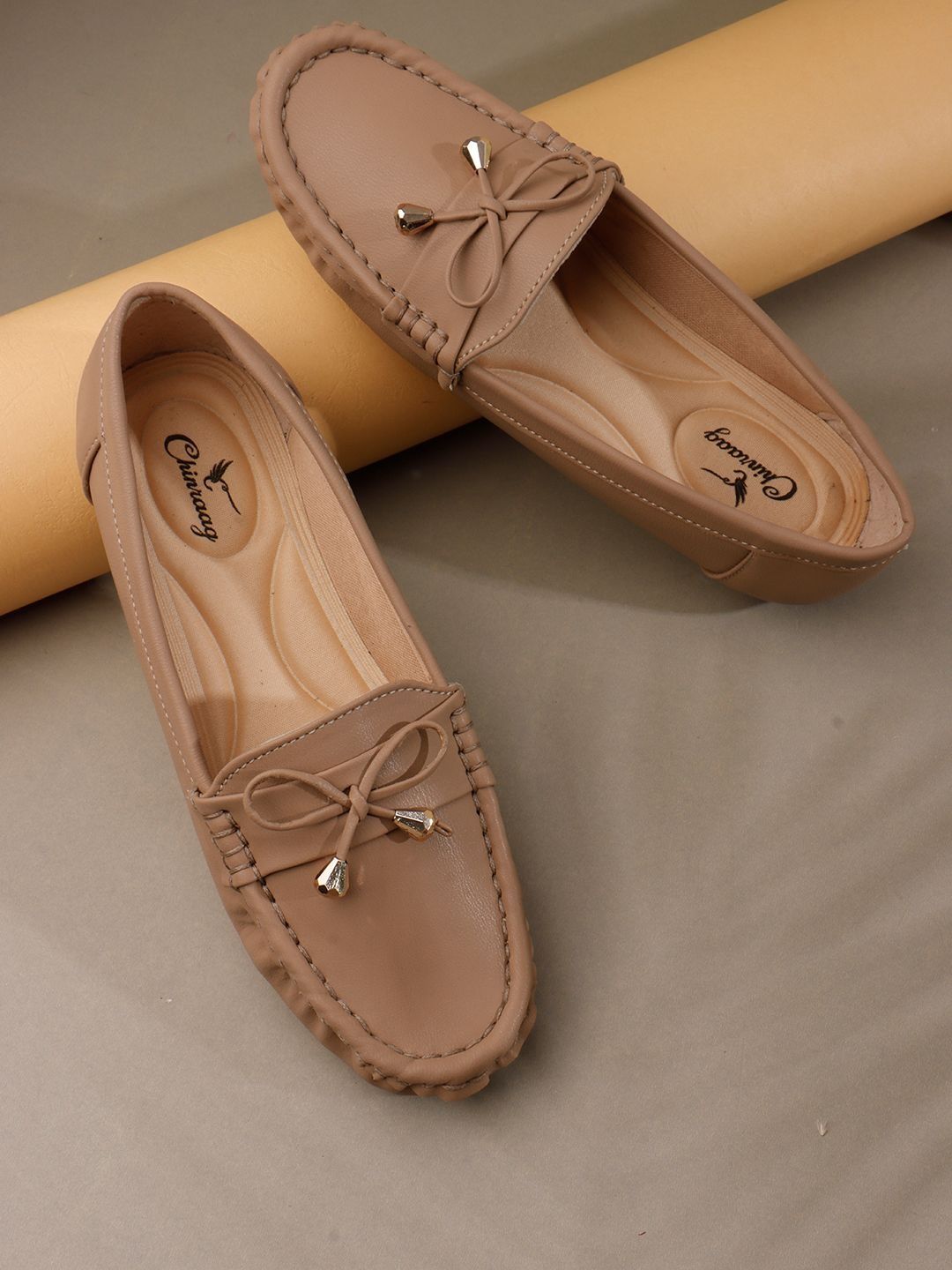 CHINRAAG Women Mojaris with Bows Flats-image-35